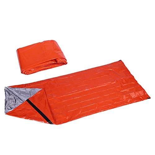 Culnflun Emergency Termisk Reflex Sovsäck Survival Camping Orange Kompakt bärbar för utomhusaktiviteter