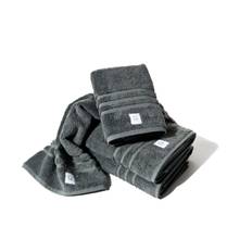 Kosta Linnewäfveri 2-pack Frottéhandduk 50x70 cm Mörkgrå - Handduk Tyg