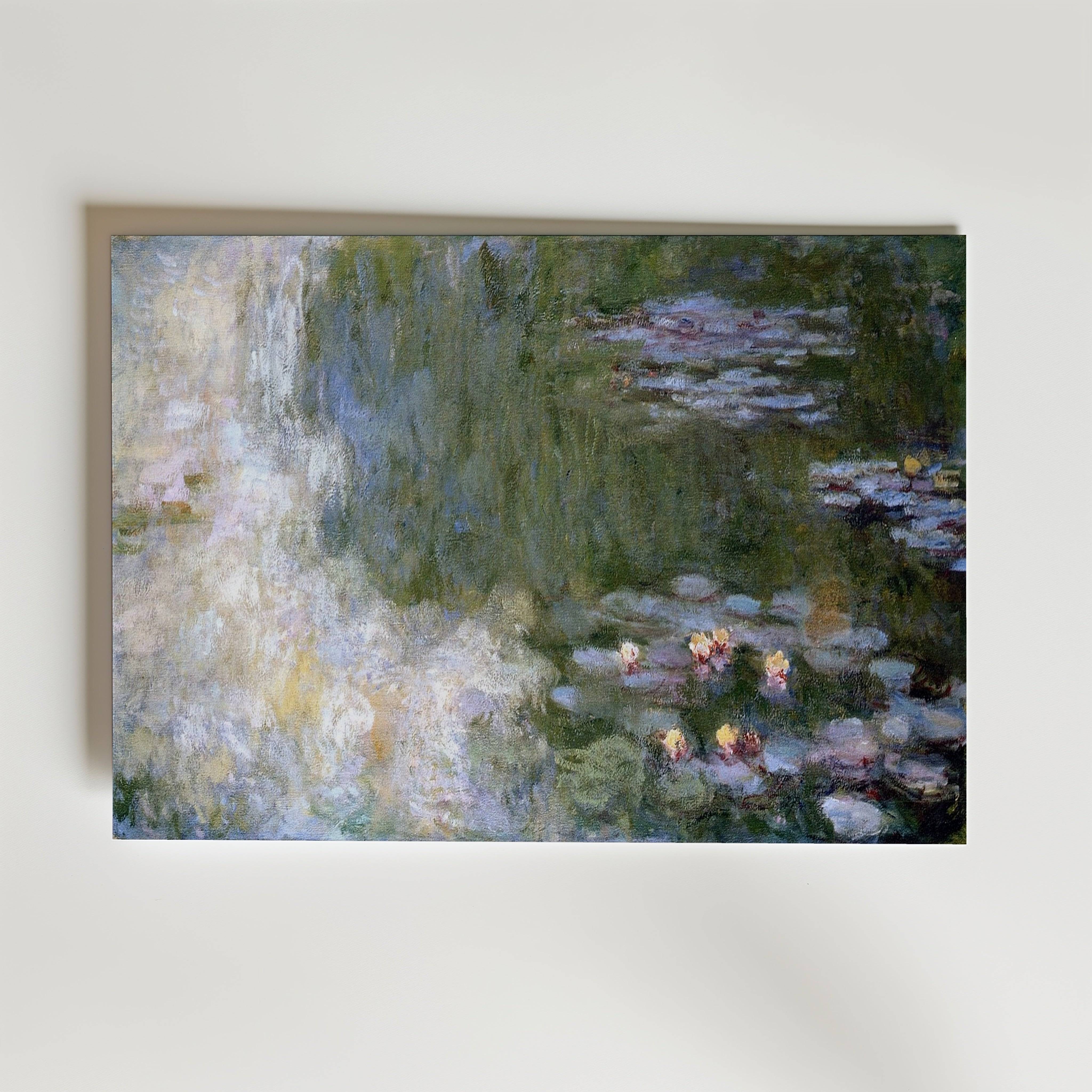 Claude Monet Nymph�as Giverny 1916 Poster - Premium Canvas 50x70 cm