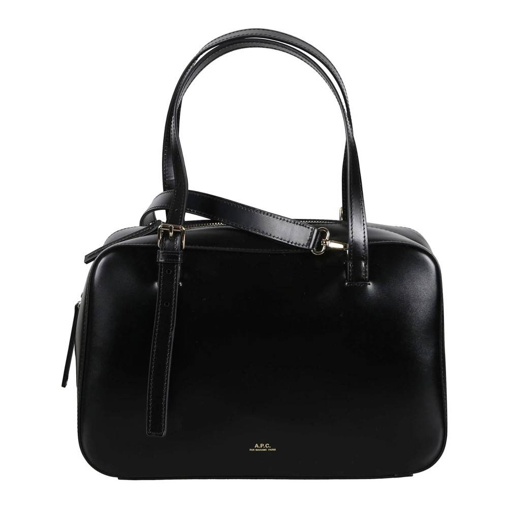A.P.C. Virginie Box Bag - Tasker - Dame - Sort - ONE SIZE - Bomuld
