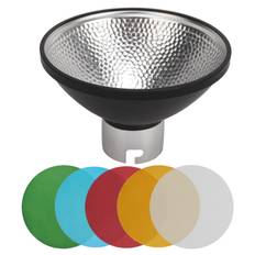 For AD M Standard Reflector Beauty Dish with 5 Color Filters Soft Diffuser for Godox AD200 AD200Pro