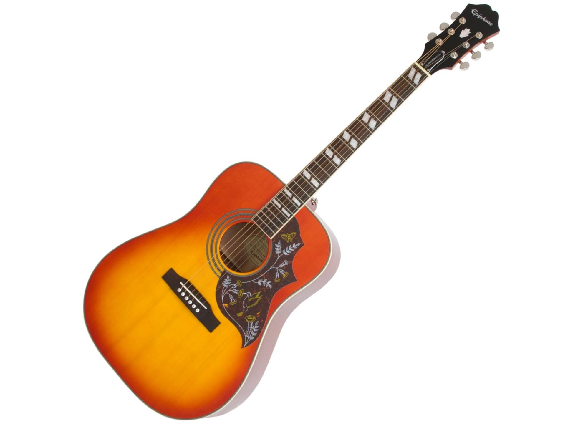 Epiphone Hummingbird (Acoustic/Electric) Faded Cherry Sunburst Acoustics