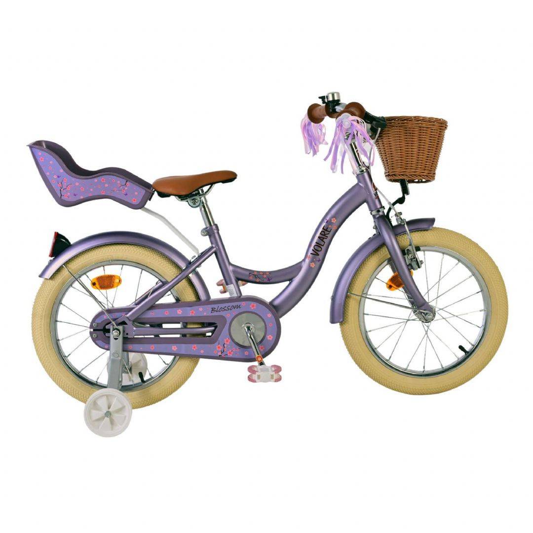 Blossom 16 Tommer Purple Børnecykel 516528