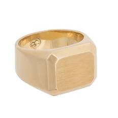 By Billgren Klackring, guld - 5607 - utan-gravyr, 22 mm