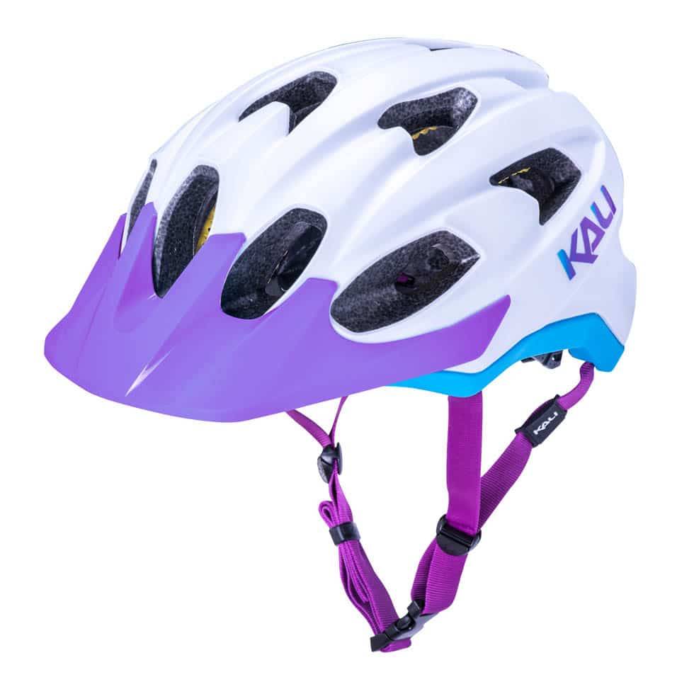 Cykelhjelm Kali Pace Mat Hvid/Lilla 54-58cm S/M