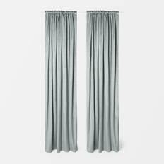 Åhléns Home Sammetsgardin SARA 140x300 cm, 2-pack Gardiner Grön