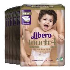 Libero Touch 4 Öppen Blöja - 8 x 24 st