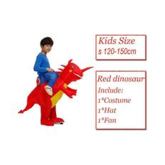 (Rød dinosaur 1006)Voksne børn oppustelige dinosaur kostume Anime Halloween julefest Cosplay kostumer