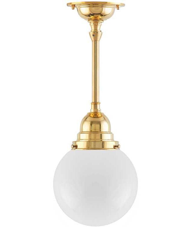 Loftslampe - Byströmpendel 80 messing, kuppelskærm - 50 cm