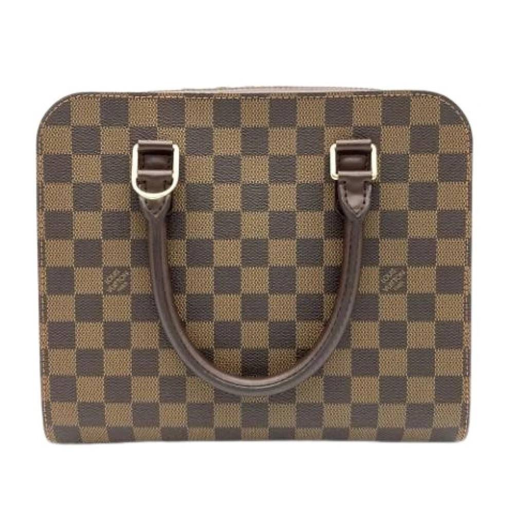 Louis Vuitton Vintage Pre-owned Damier Canvas Håndtaske - Vintage - Dame - Brun - ONE SIZE -