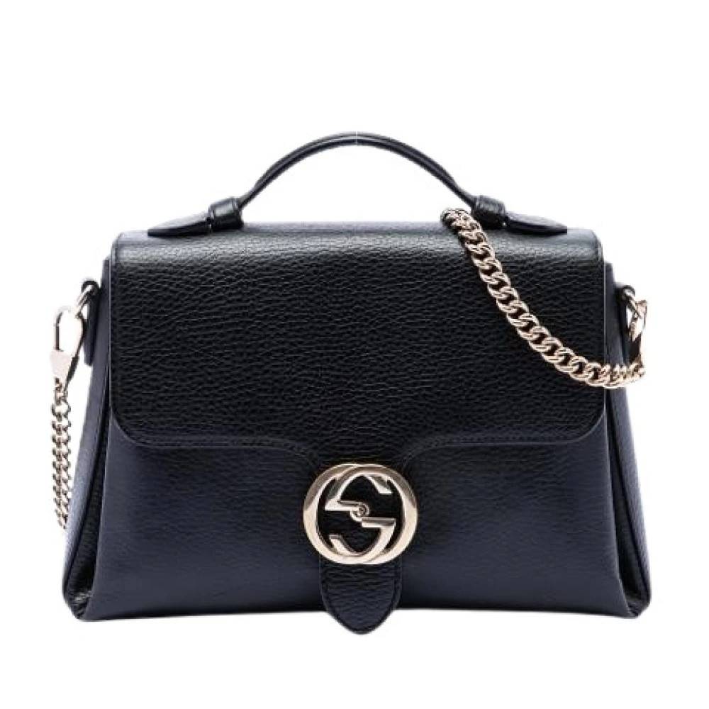 Gucci Vintage Pre-owned Vintage Satchel - Vintage - Dame - Sort - ONE SIZE - Uld