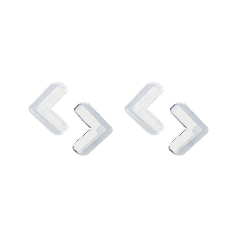 Baby Safety Soft Silicone Shelves Desk Cupboard Corner Protector 4 Pcs