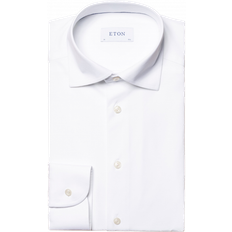 Eton Four-Way Stretch Businessskjorte, Slim - Hvid - 43 / XL