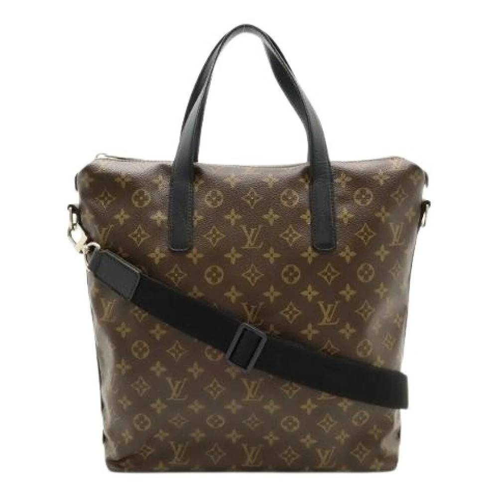 Louis Vuitton Vintage - Pre-owned Monogram Macassar Kitan 2Way Tote Bag Vintage - Herr - ONE Size - Läder