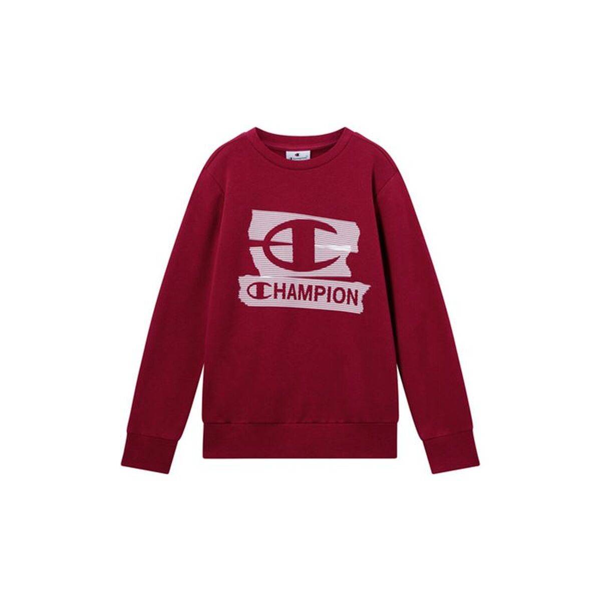 Sweaters uden Hætte til Børn Champion Graphic Shop Rødbrun Mørkerød 9-10 Ã¥r