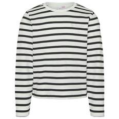 Vero Moda Bluse - VmTala - Snow White/Black - Vero Moda Girl - 13-14 år (158-164) - Bluse