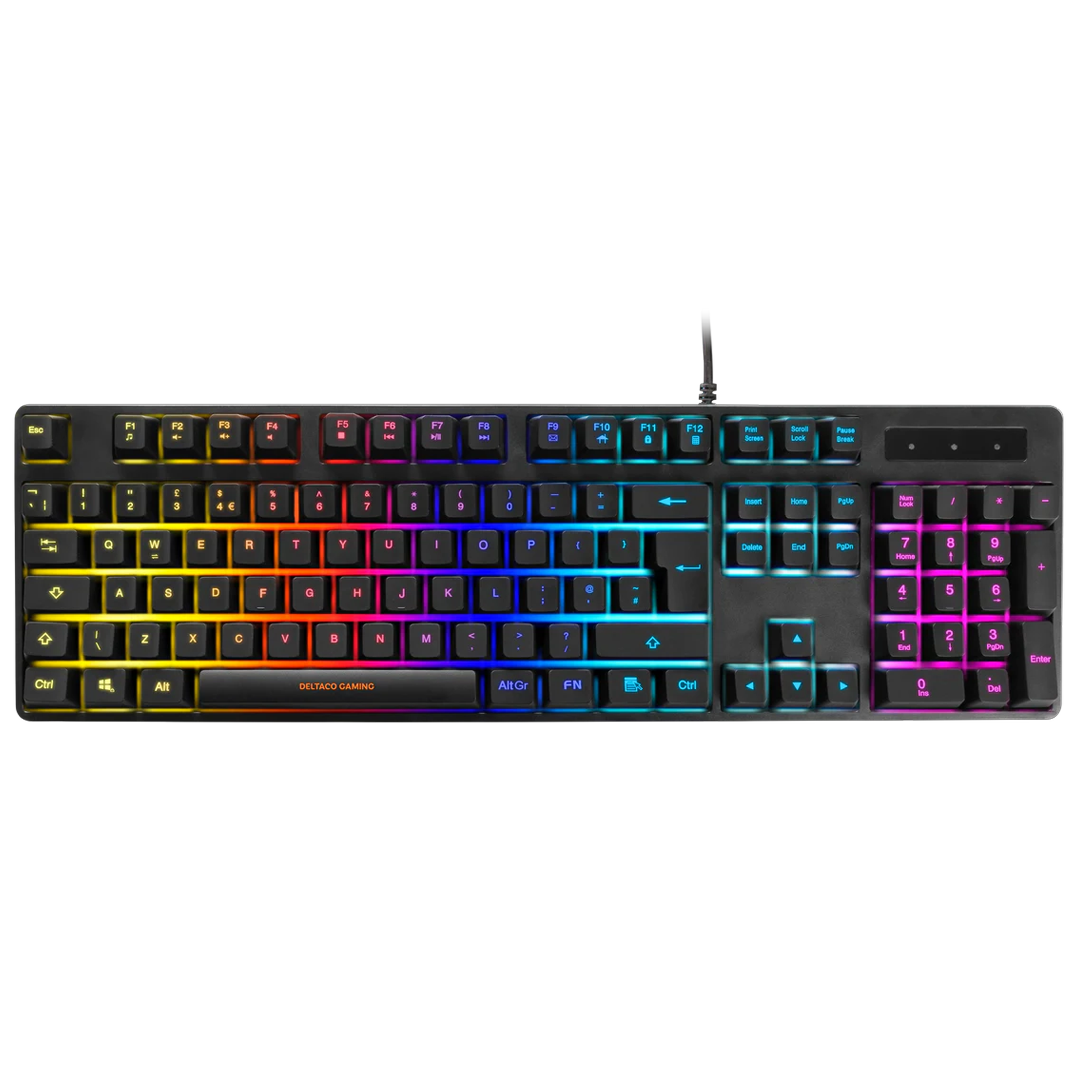 Deltaco DK310 RGB Gaming Tagentbord - Outemu Red Switch