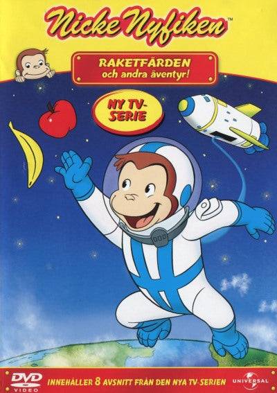 DVD - Nicke Nyfiken - Raketfärden Och Andra Äventyr! (Beg)