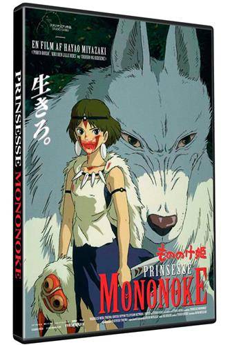 Prinsesse Mononoke (DVD) dansk & japansk tale
