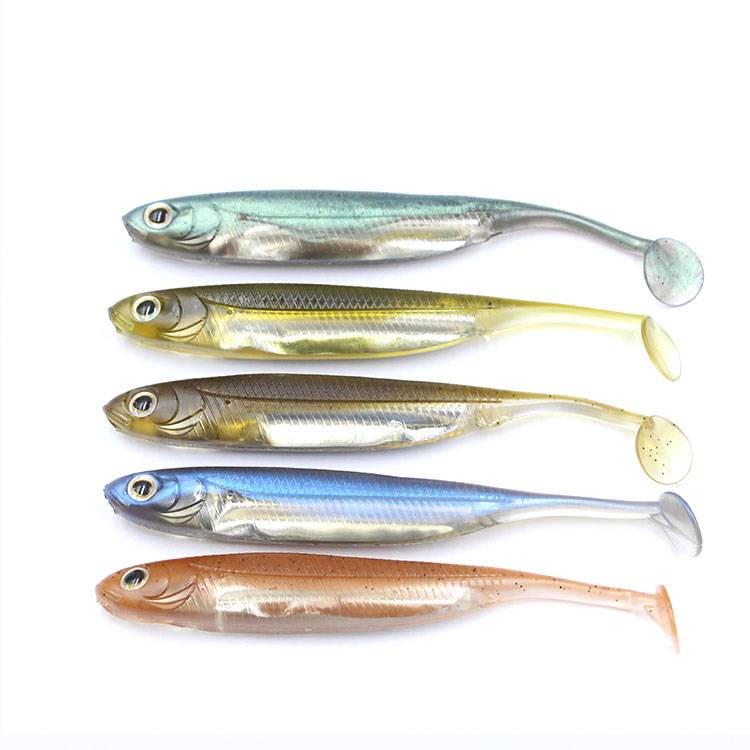 Fishing Lure 3D Eyes Shad Lure Soft Bait Eco-Friendly Material Freshwater Saltwater fish Lure