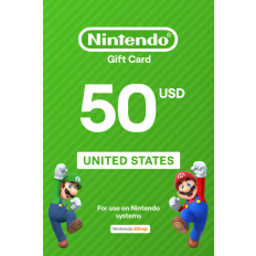 Nintendo eShop $50 USD Gift Card (US) - Digital Code
