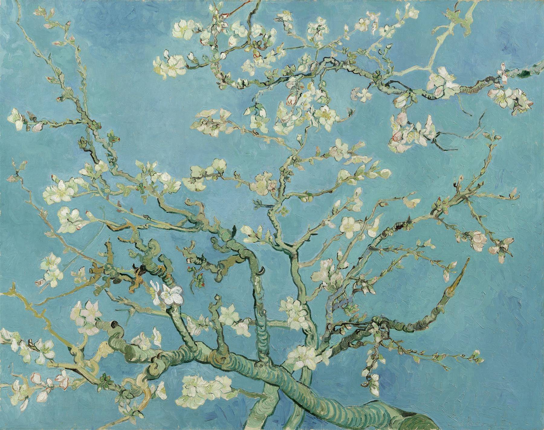 Almond Blossom by Vincent van Gogh 1000 or 500 Piece Jigsaw Puzzle - 1000