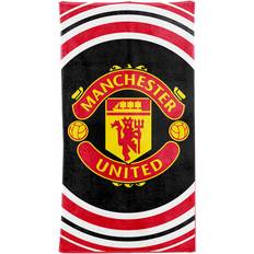 Badehåndklæde Manchester United  - Rød & Sort - 70x140 cm - Hurtig levering