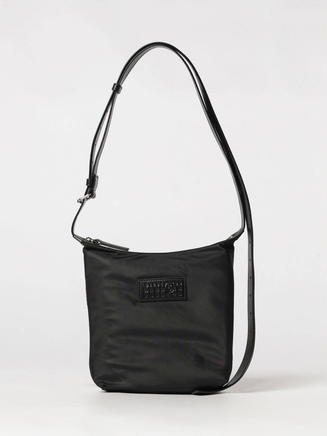 MM6 MAISON MARGIELA Mini-Umhängetasche aus Nylon mit numerischem Logo - OS