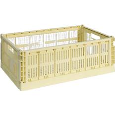 Hay Color Crate, Large Light Yellow Str W:34,5cm x L:53cm x H:18,5cm - Kurve hos Magasin
