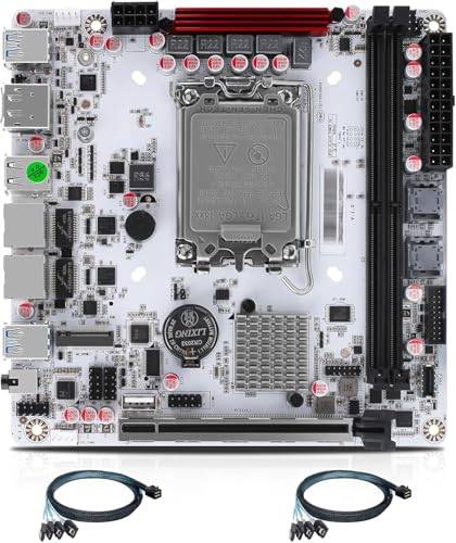 Q670 Plus vPro 8-Bay NAS moderkort för 12/13/14 generation CPU, 2 x U-DIMM DDR5 MAX 64G, 3X M.2 NVMe, 8*SATA (2xSFF-8643), 2X Intel i226-LM 2.5G vPro nätverksport
