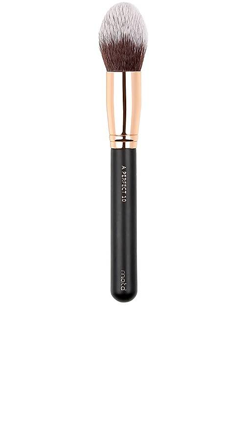 M.O.T.D. Cosmetics PINSEL MIT ANGESCHRÄGTEN BORSTEN A PERFECT 10 in Black.