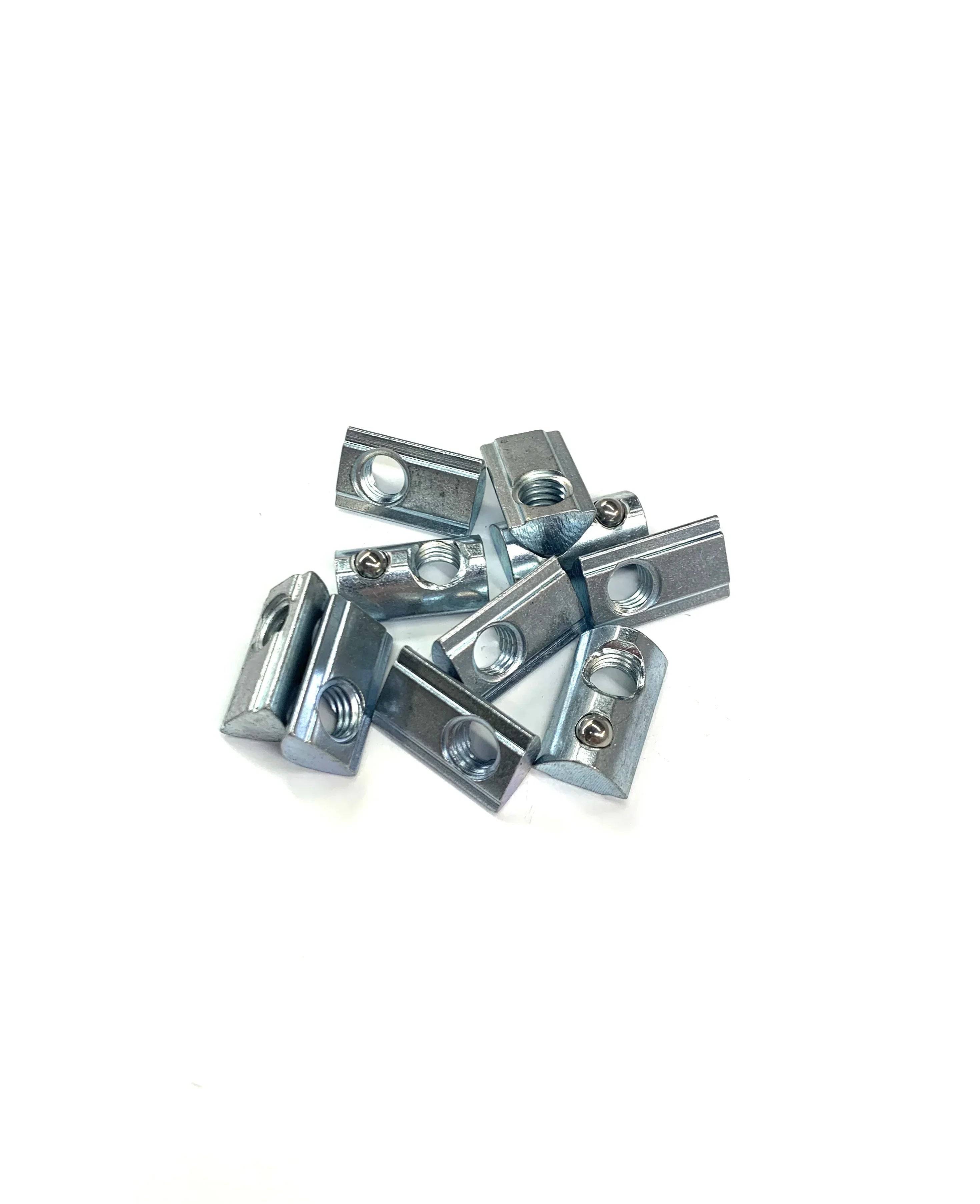 SimXPro 10x T - Nuts with spring ball - M8