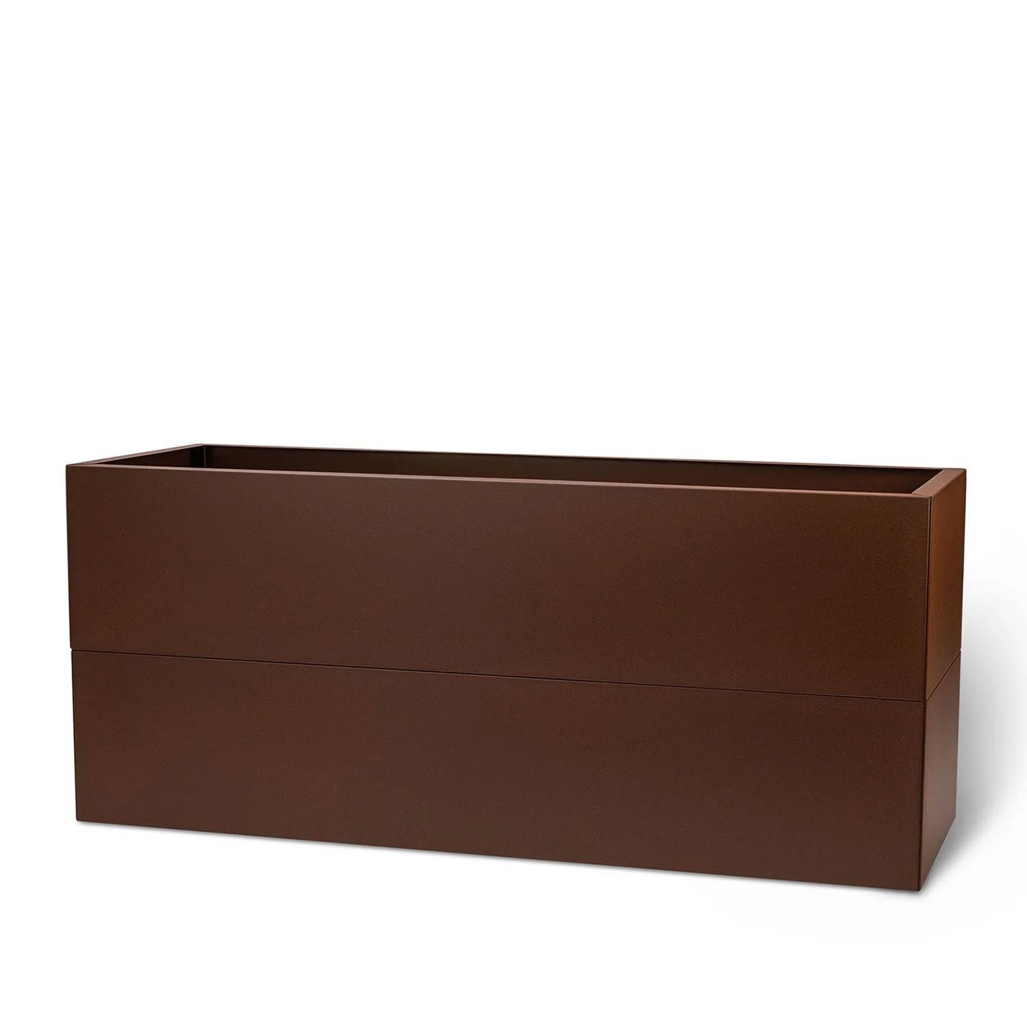 BEDD odlingslåda - rostlack, 120x60x50 cm - Mörkbrun