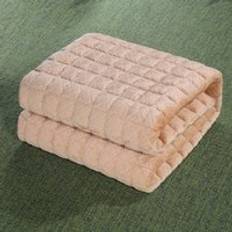 Tjockare sängmadrass matta fleece vadderade lakan sängkläder med elastiskt band dammtät madrassskydd för säng anti-kvalster - 120 x 200cm