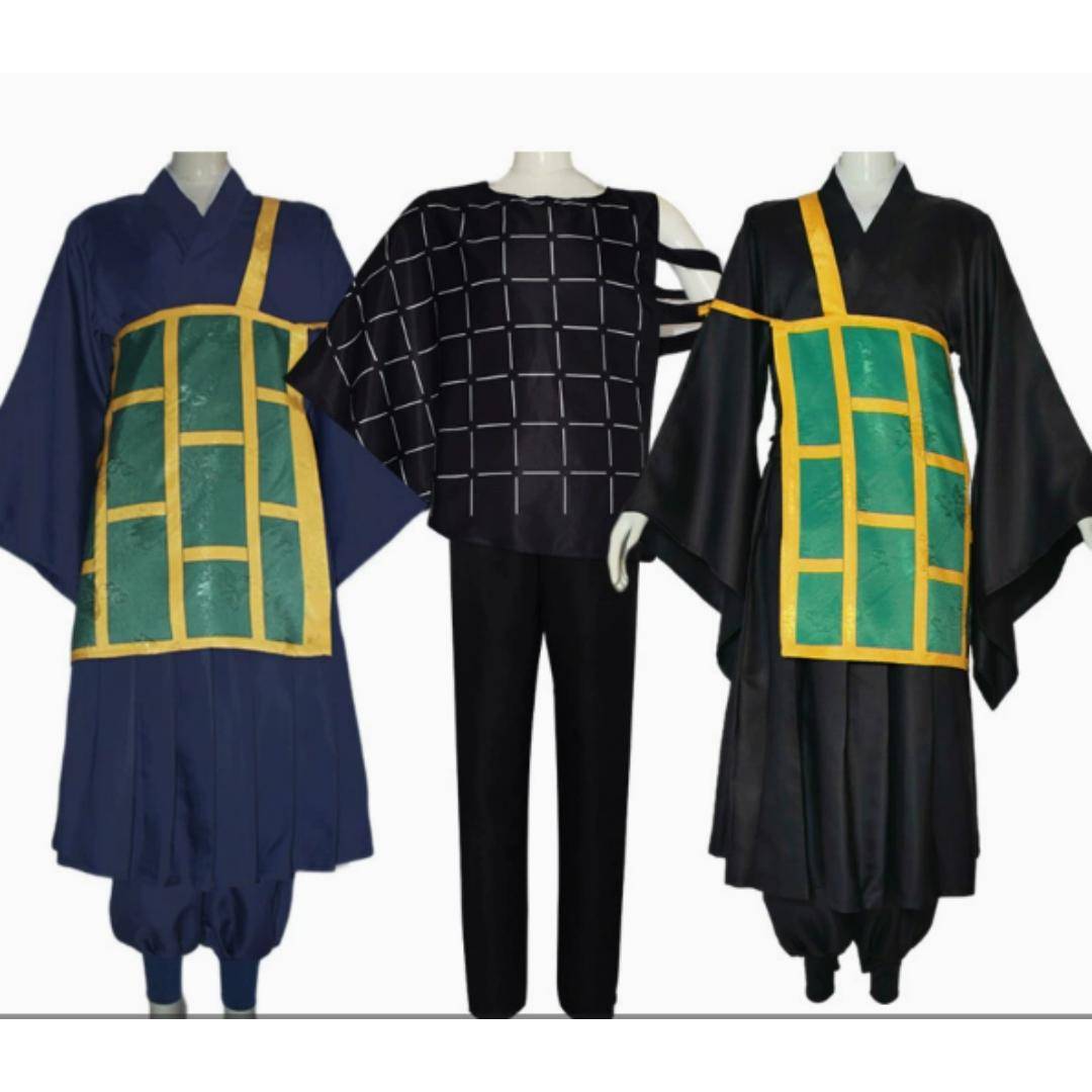 Jujutsu Kaisen Mahito Cosplay Kostym Fullständig Set Anime jjk Kostymer Peruk Överdel Byxor Kostym För Karneval Halloween Fest Mahito Set cm