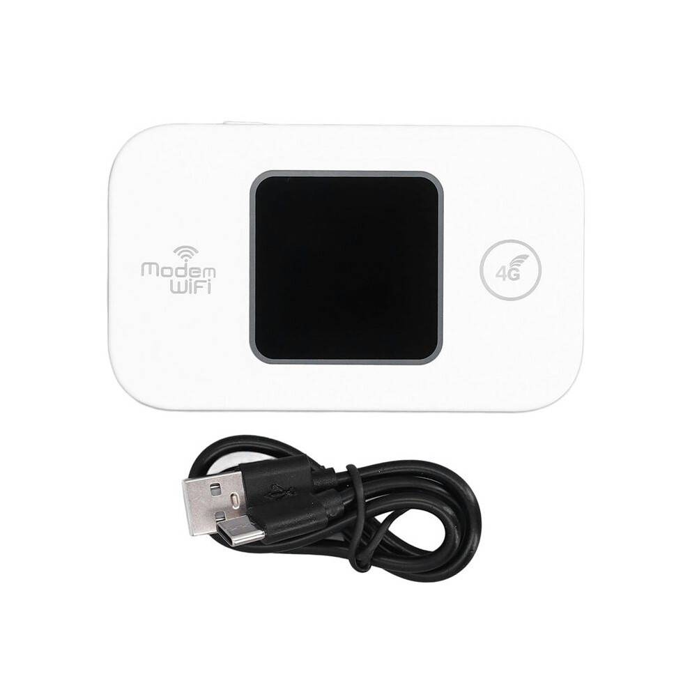 4G LTE WiFi Modem Unlocked 5G 300Mbps Color Screen Portable 4G Router Professional for Laptops for Tablets,A
