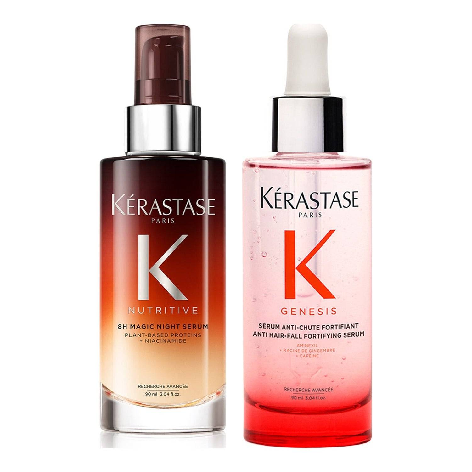 Kérastase Serum Set Genesis Scalp Serum + 8H Overnight Serum - 180 ml