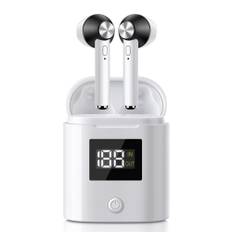 D019 True Wireless Bluetooth 5.0 Earphones Binaural Call LED Power Display 120 Hours Standby Time - Black