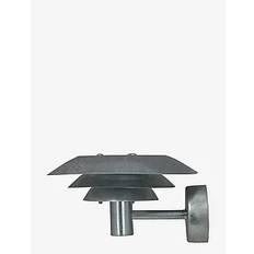 Dyberg Larsen DL25 wall lamp outdoors - Utebelysning - GALVANIZED / silver