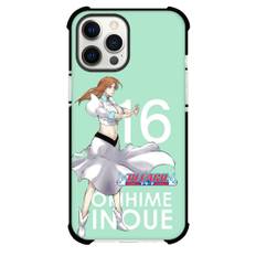 Bleach Orihime Inoue Phone Case For iPhone Samsung Galaxy Pixel OnePlus Vivo Xiaomi Asus Sony Motorola Nokia - Orihime Inoue Attack Mode Comic Art On Mint Background