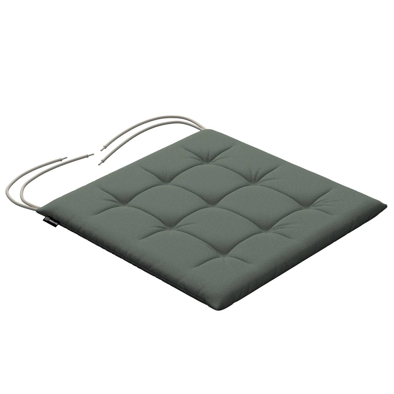 Stolsdyna Karol, Damm blå, 40 x 40 x 3,5 cm, Teddy
