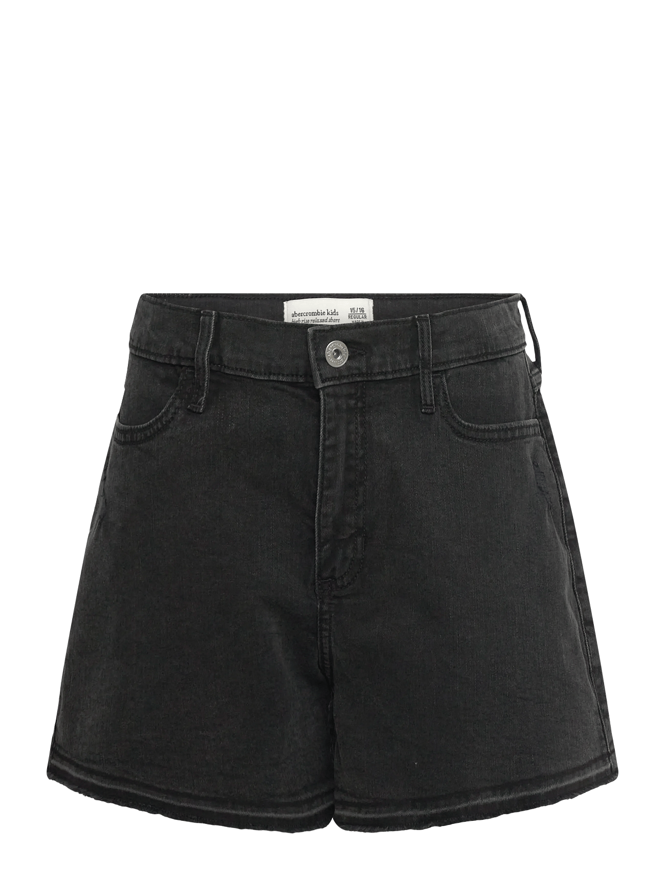 ABERCROMBIE KIDS Eh-Denim Shorts | Black | 140/148