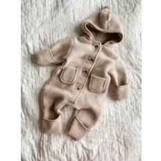 Lalaby - Teddy Onesie - Oat - 9 måneder