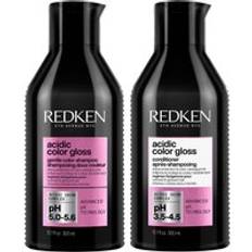 Redken Acidic Color Gloss Shampoo and Conditioner 300ml, Colour Protection Routine for Glass-Like Shine