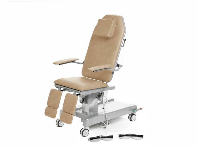 Fotvårdsstol - Patientvikt upp till 215 kg - Beige 583