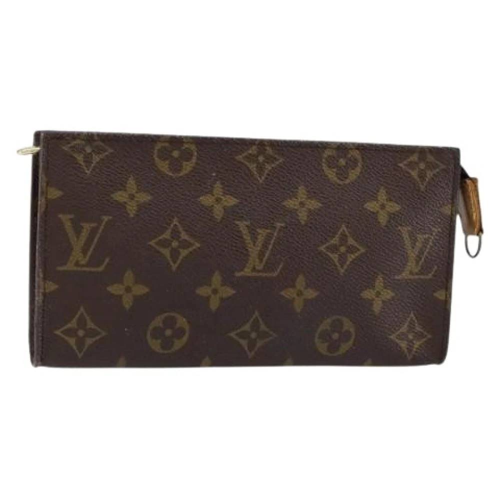 Louis Vuitton Vintage Pre-owned Canvas Clutch - Vintage - Dame - Brun - ONE SIZE -