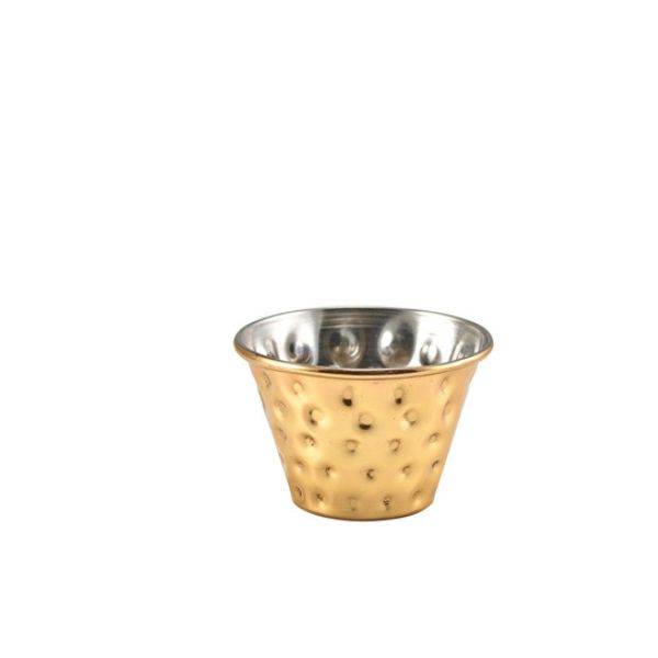 Genware Förgylld Hamrad Skål 114 Ml