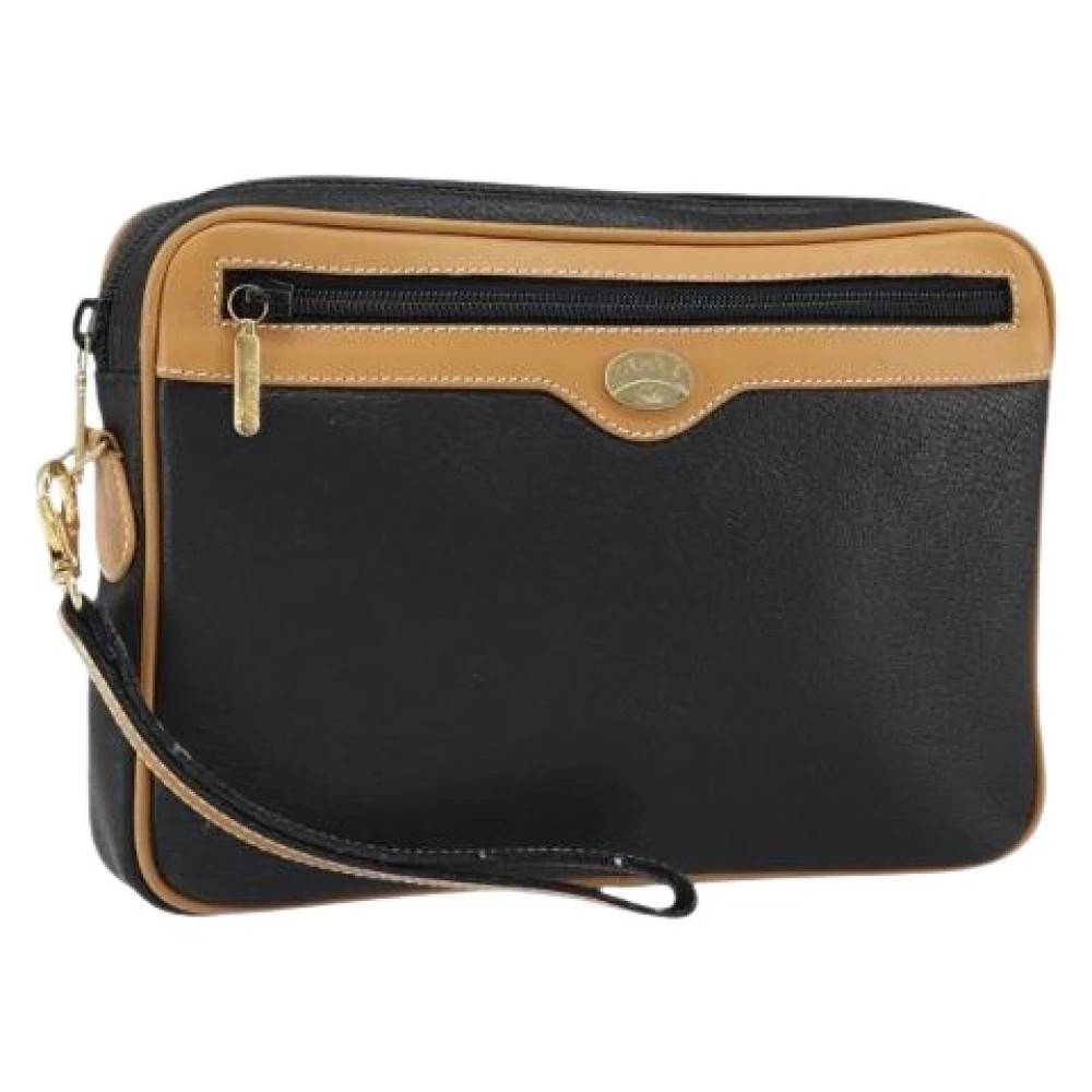 Gucci Vintage Pre-owned Vintage Clutch - Vintage - Dame - Sort - ONE SIZE - Læder