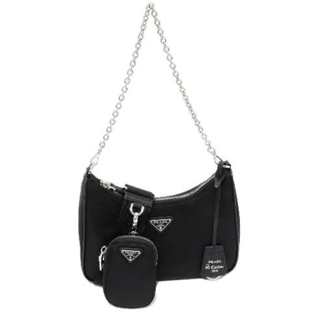 Prada Vintage - Pre-owned Axelremsväska Vintage - Dam - ONE Size - Nylon