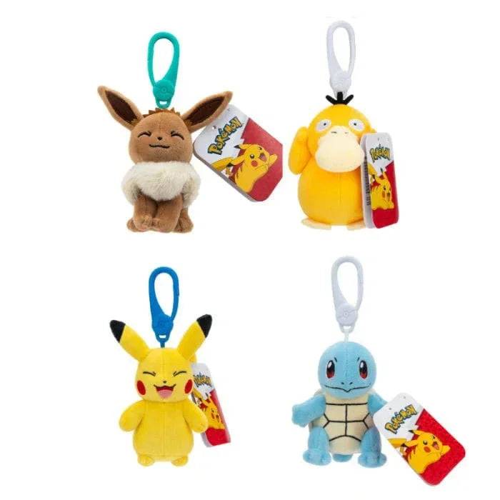 Pokémon Gosedjur Clip Ons Version 13 - 10 cm Assortiment (6)